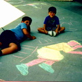 1995 SRP Reading Is Tremendous Chalk Drawing