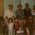 1979 Halloween Story Hour, clerk Pat McUmber on right