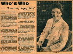 1987 Director Karen Moen--Star article Sep. 17