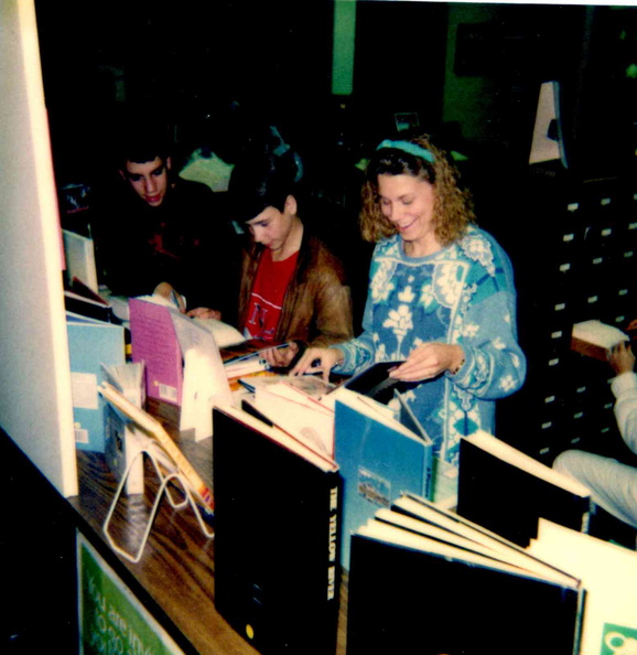 1992  Julie Kucharski with International Book Fesitval Display.jpg