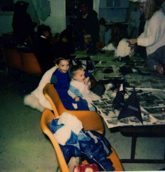 1993 Young Pichmans at Halloween Crafts Oct. 30.jpg