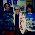 1994  Carol Tracy and Edith Witt and volunteer at Trim-the-Tree Party