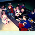 1994 March 1 Story Hour enjoying the surprise puppet show, young Brian Pichman