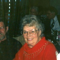1995 Dec. 15 Staff and Board Christmas Party, Henning Ingemanson, accountant, and wife Alma