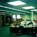 1996 Nelvie Fremel in the old building during construction