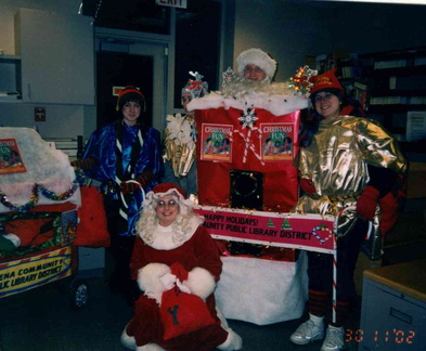 2002 Christmas Parade preparations