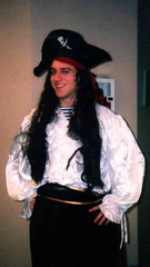 2007 Halloween Hallow--Be a Pirate and Read--Matt Galik an full pirate regalia