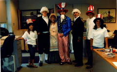 2008 4th of July Parade--staff in costume