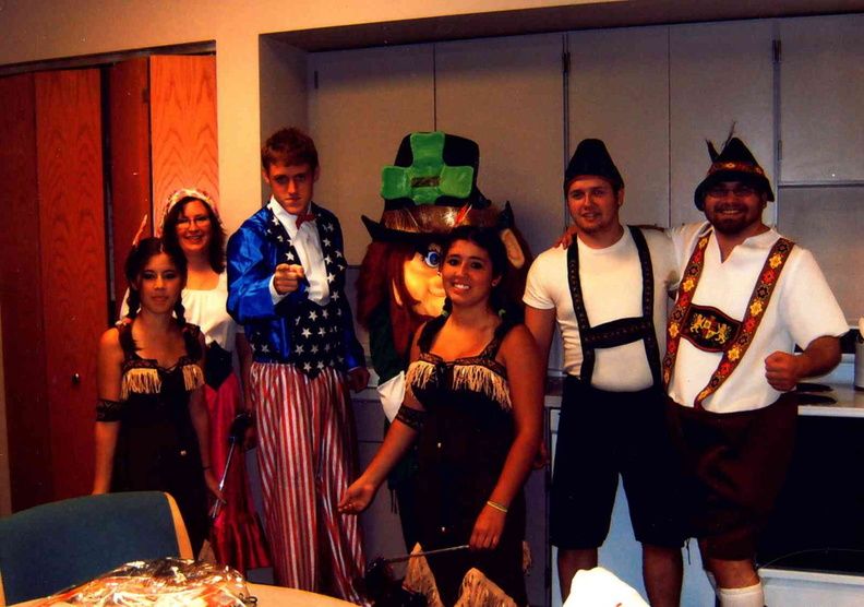 2009 Staff and Volunteers in costume for 4th of July Parade.jpg
