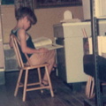 Interior Old Library, Boy Reading 1970s