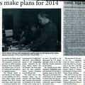 2014 FOL Makes Plans, Mokena Messenger article Jan. 30