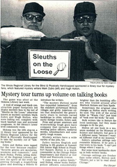 199- Author Visit, Zubro and Holton,Tribune article