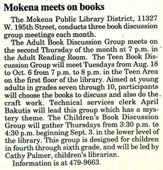 199- Three Book Discussion Groups article