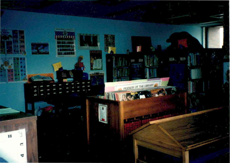 199- Interior Junior Section showing card catalog, records, bench table.JPG