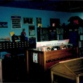 199- Interior Junior Section showing card catalog, records, bench table