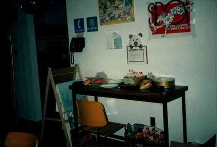 1996 January setting up for Story Time