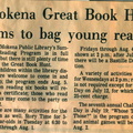1989 Great Book Hunt article