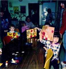 1994 Fall 2-3 yr-old Story Time leaf collages (2)