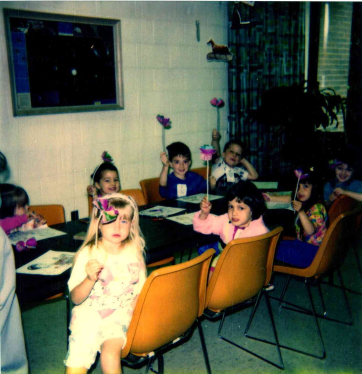 1994 May 4 Story Hour flowers for Mom