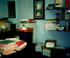 1996 May, Working conditions before the expanion, Director's Office